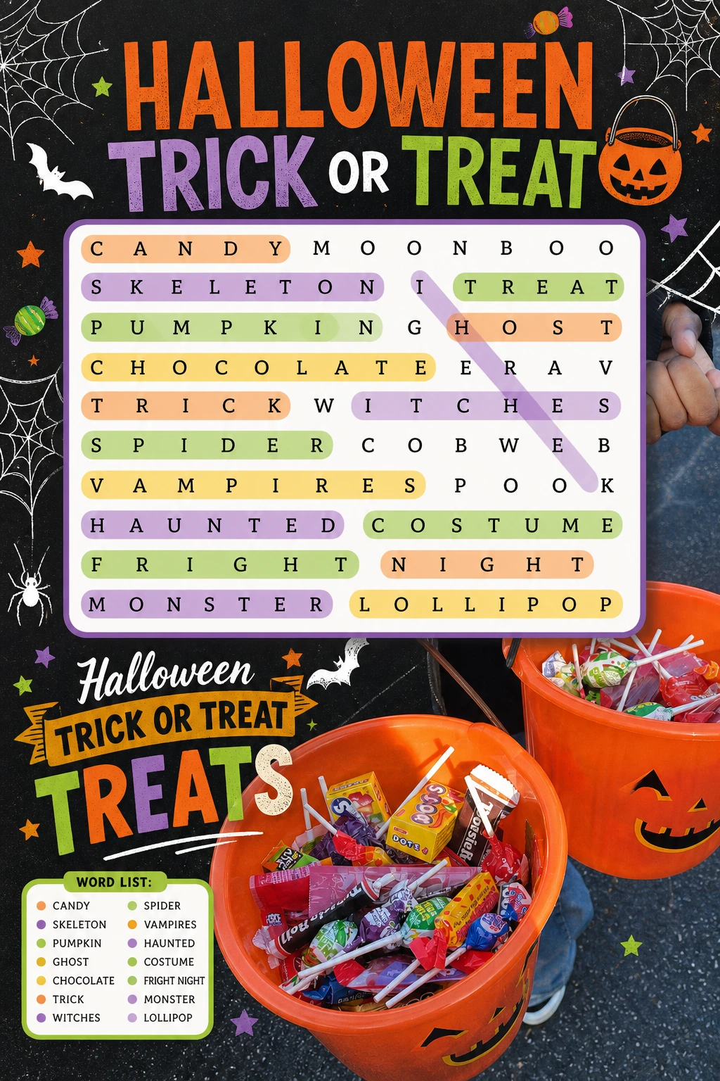 Halloween Trick or Treat Treats
