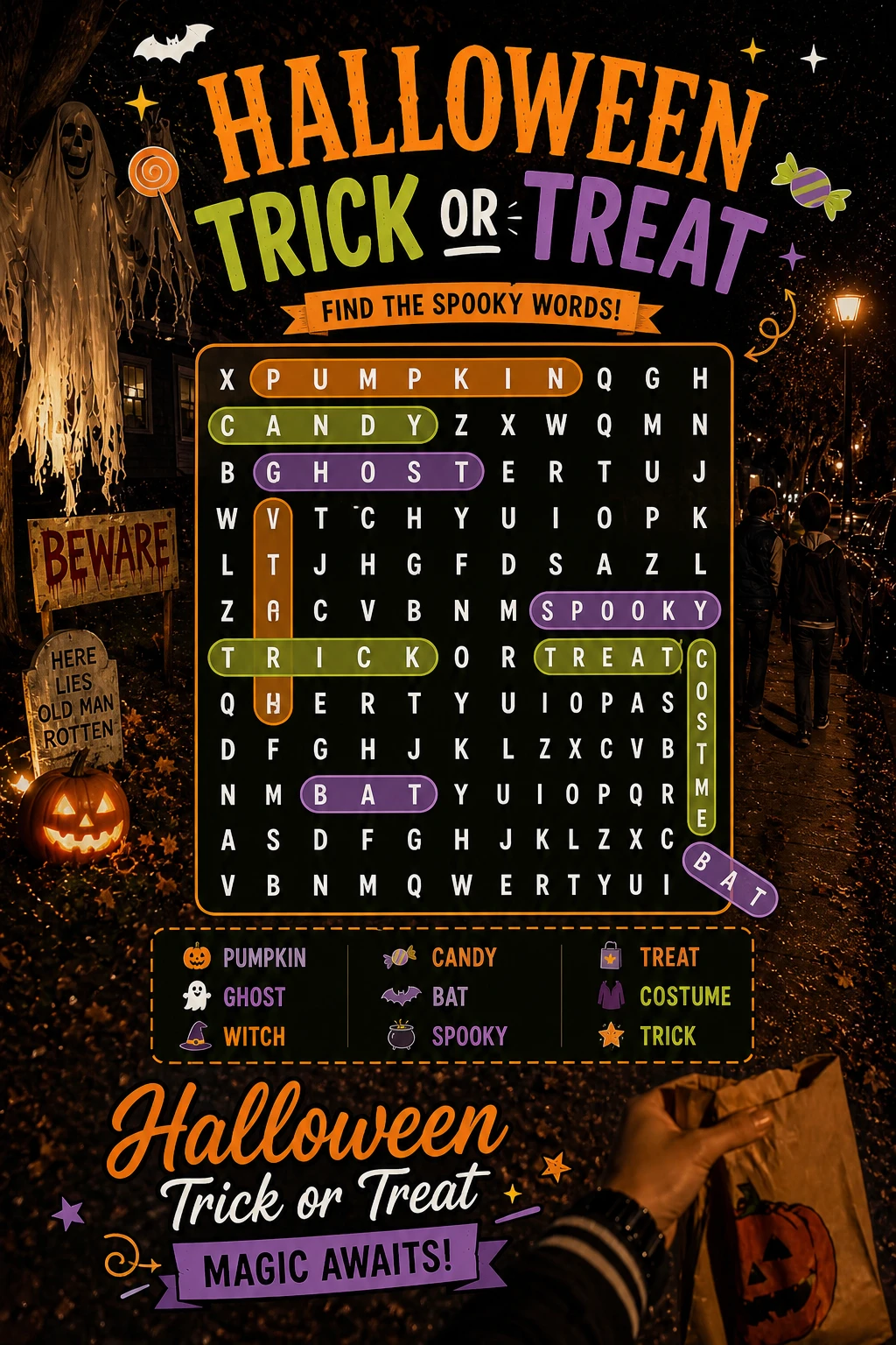 Halloween Trick or Treat Magic Awaits!