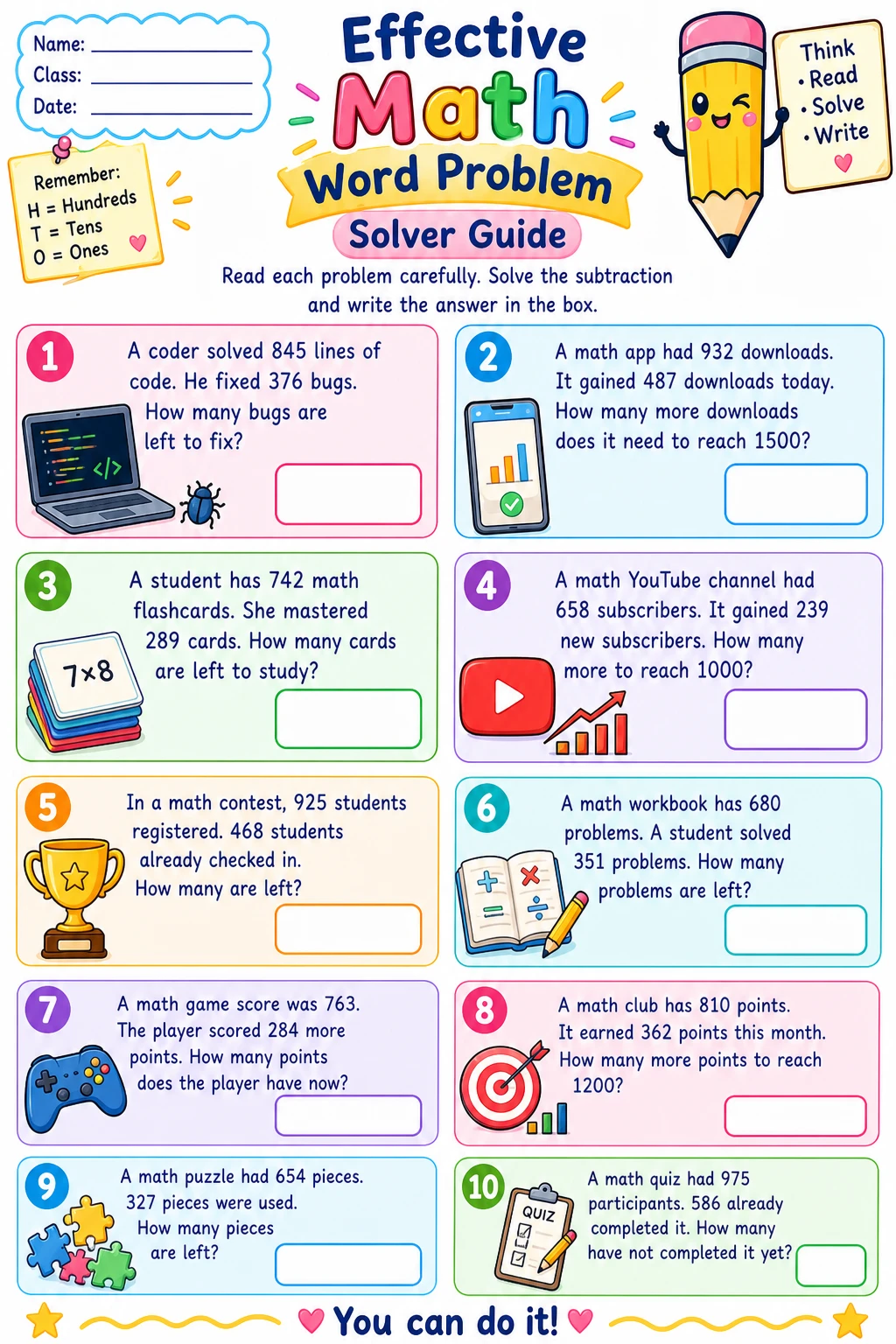 Effective Math Word Problem Solver Guide