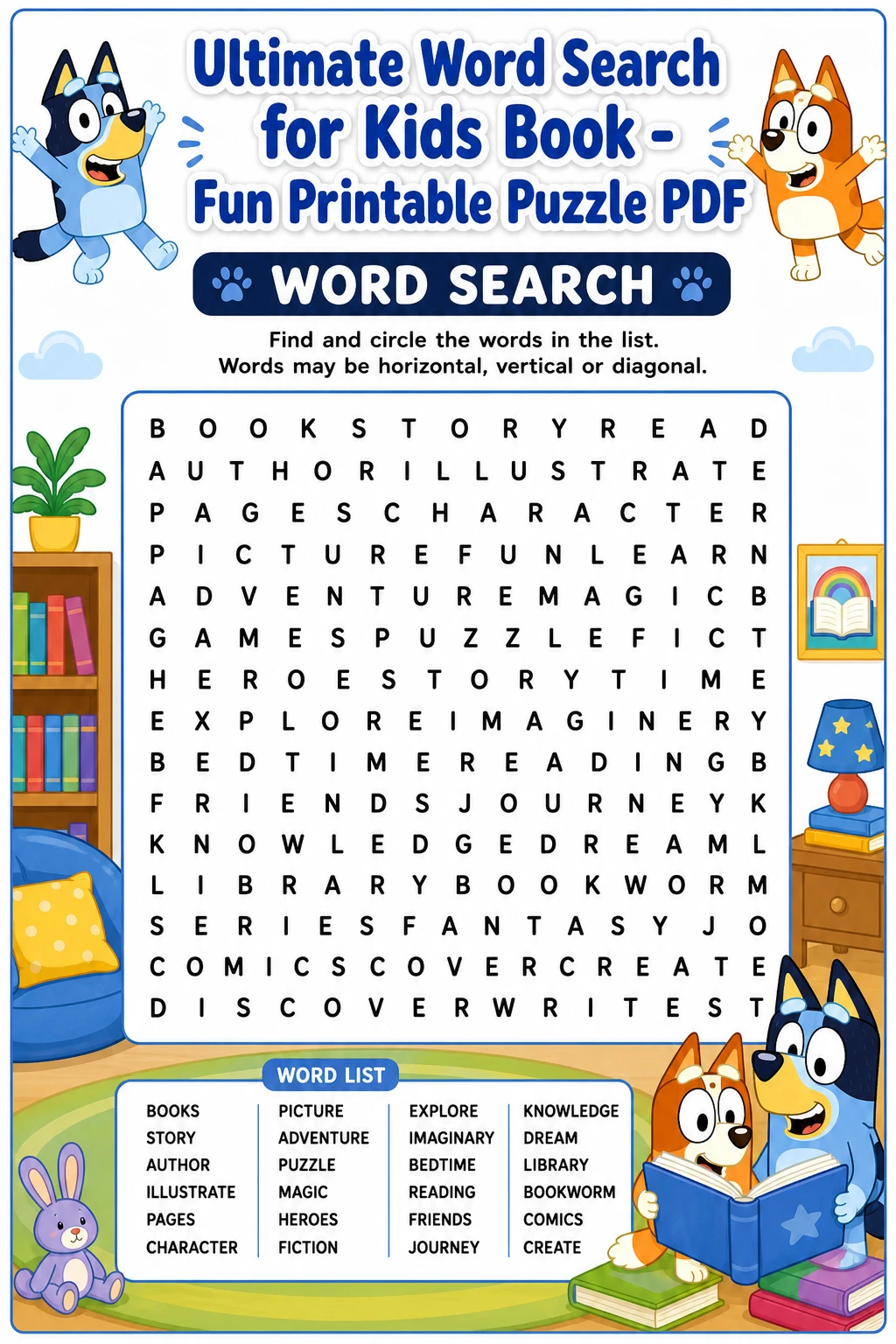Ultimate Word Search for Kids Book - Fun Printable Puzzle PDF