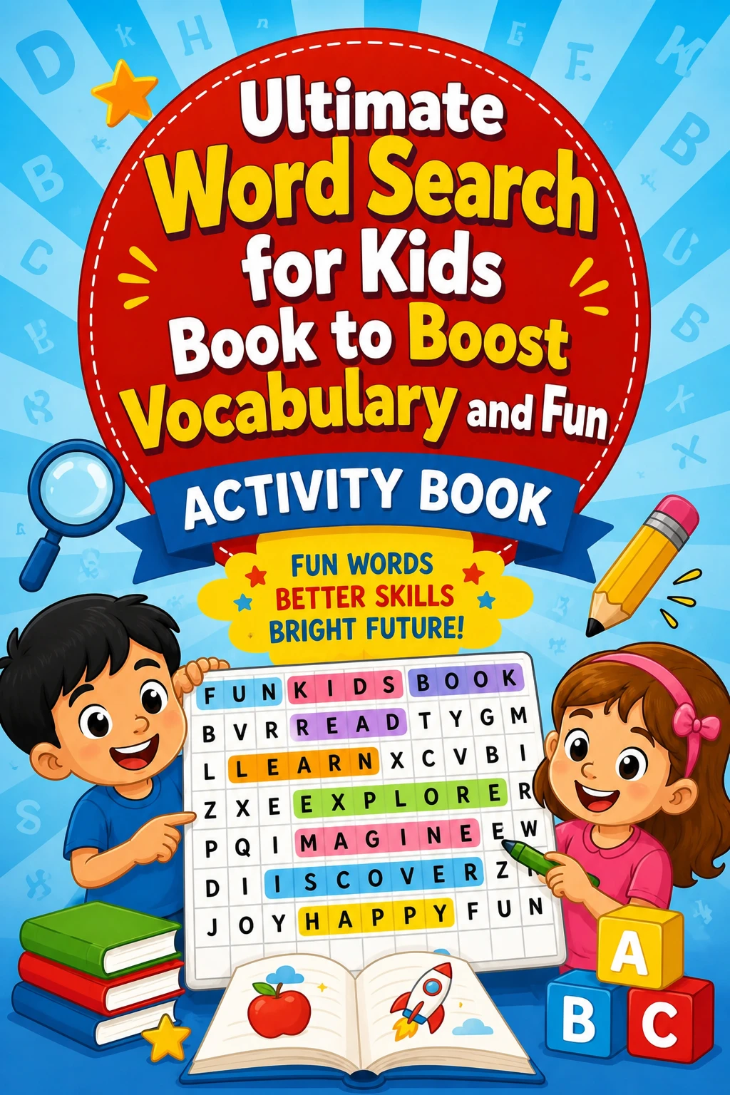 Ultimate Word Search for Kids Book to Boost Vocabulary and Fun